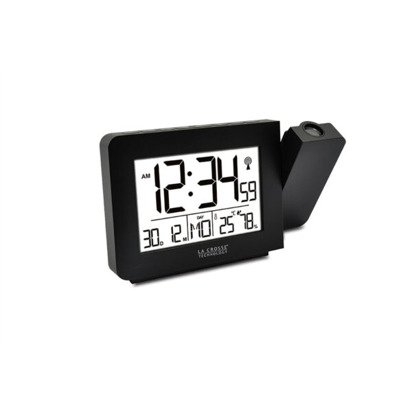 Réveil Noir à projection La Crosse Technology