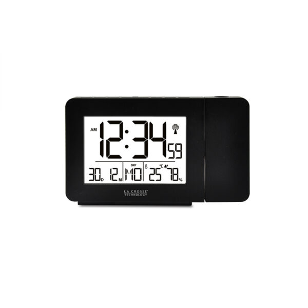 Réveil Noir à projection La Crosse Technology